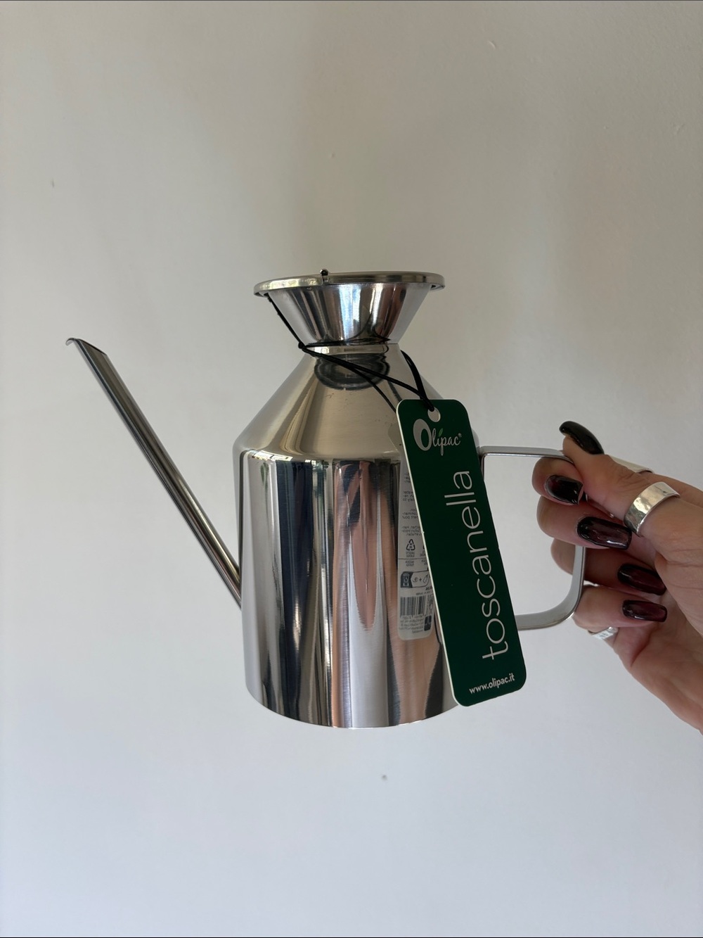 Stainless Steel Pouring Olive Oil Dispenser Can - stainless steel 600 ml cruet